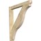Ekena Millwork Funston Arts & Crafts Rough Sawn Outlooker, Douglas Fir, 6"W x 48"D x 48"H OUT06X48X48FST03RDF - alternate 1